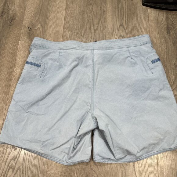 Patagonia Men's Organic Cotton Canvas Boardshorts Blue Green Size 40 - Picture 6 of 7